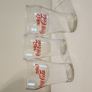 Vintage coke glasses